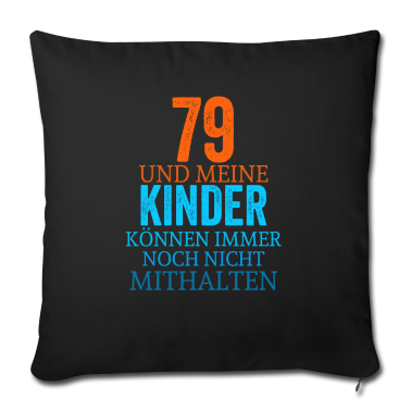 Geschenke für Oma und Opa Kissenbezug - 79. geburtstag