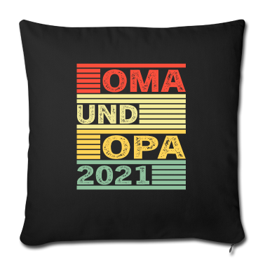 Geschenke für Oma und Opa Kissenbezug - Oma und Opa 2021 Werdende Großeltern Vintage