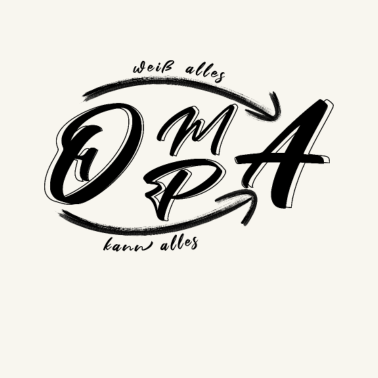 Motiv Oma Opa können und wissen alles