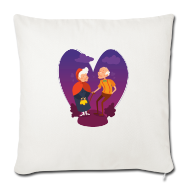Geschenke für Oma und Opa Kissenbezug - Oma und Opa verliebt