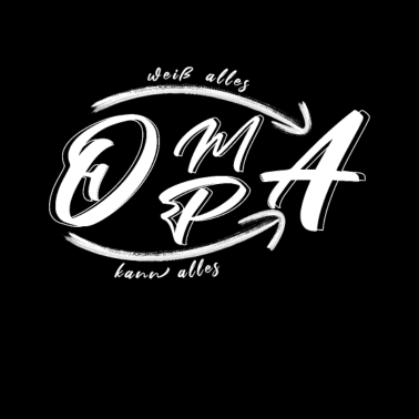 Motiv Oma Opa können und wissen alles