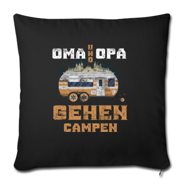 Geschenke für Oma und Opa Kissenbezug - Oma und Opa Camping Camper Campingwagen Urlaub