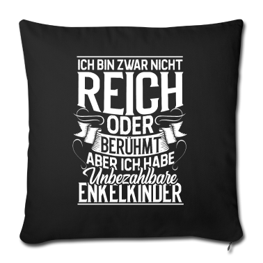 Geschenke für Oma und Opa Kissenbezug - Enkelkinder T-Shirt Oma Opa Familie