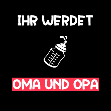 Motiv Ihr werdet Oma und Opa - Verkündung Schwanger