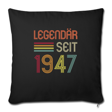 Geschenke für Oma und Opa Kissenbezug - 73ter Geburtstag Legendär Seit 1947 Geschenk
