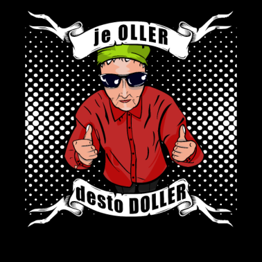 Motiv Geschenk für Opa Oma Lustige Grafik mit Spruch