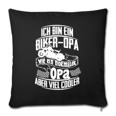 Geschenke für Oma und Opa Kissenbezug - Motorrad Opa Geschenk Oma Großeltern Held