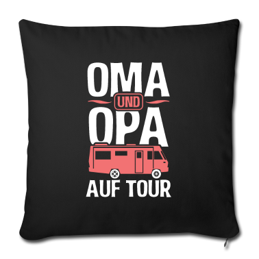 Geschenke für Oma und Opa Kissenbezug - Oma und Opa auf Tour Camping Camper Wohnmobil