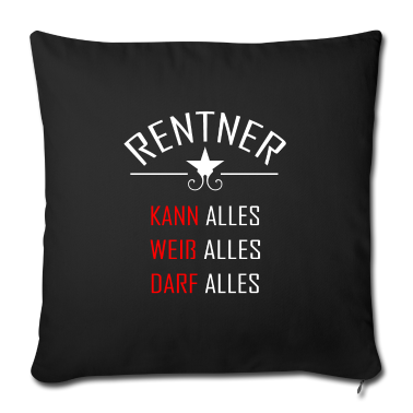 Geschenke für Oma und Opa Kissenbezug - Rentner Rentnerin