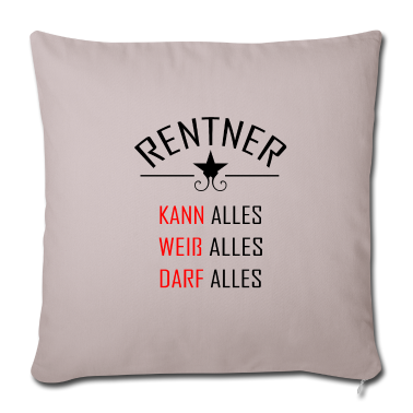Geschenke für Oma und Opa Kissenbezug - Rentner Kann Alles