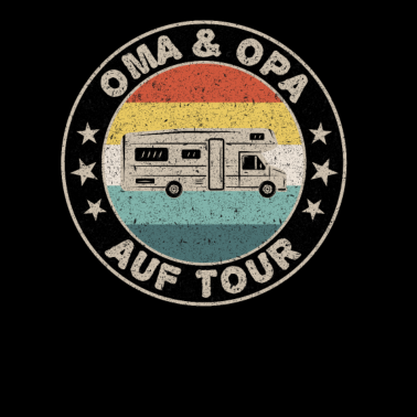 Motiv Oma & Opa auf Tour Vintage Retro
