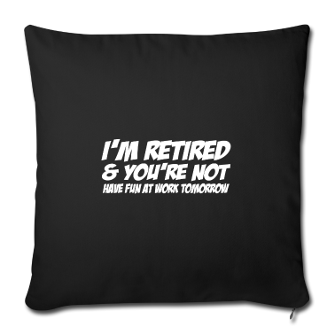 Geschenke für Oma und Opa Kissenbezug - Senior in Pension T-Shirt für Großeltern