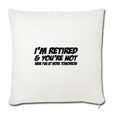 Geschenke für Oma und Opa Kissenbezug - Senior in Pension T-Shirt für Großeltern