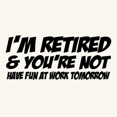 Motiv Senior in Pension T-Shirt für Großeltern