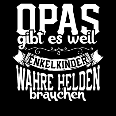 Motiv Opa der Held Geschenk Enkel Oma Familie