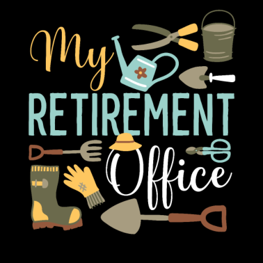 Motiv Mein Ruhestand Büro Gärtnern Oma Opa