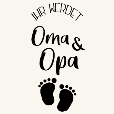 Motiv Ihr werdet Oma und Opa | Nachwuchs verkünden