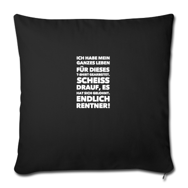 Geschenke für Oma und Opa Kissenbezug - Rentner T-Shirts Opa Oma Rente Ruhestand Geschenke