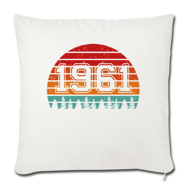 Geschenke für Oma und Opa Kissenbezug - 1961 Jahrgang Geburtstag Geschenk