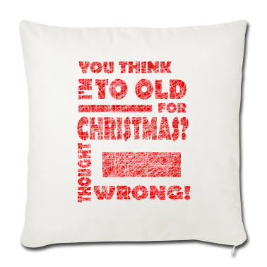 Geschenke für Oma und Opa Kissenbezug - Weihnachten Senioren Altenheim SPruch Rente