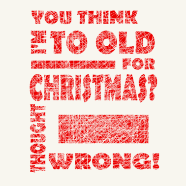 Motiv Weihnachten Senioren Altenheim SPruch Rente