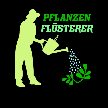 Motiv Pflanzenflüsterer Gartenarbeit Hobbygärtner Garten