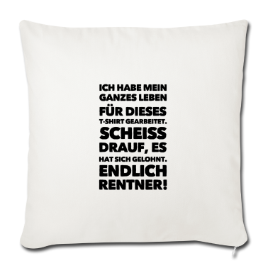 Geschenke für Oma und Opa Kissenbezug - Rentner T-Shirts Opa Oma Rente Ruhestand Geschenke