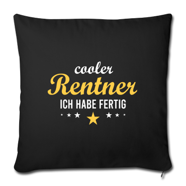 Geschenke für Oma und Opa Kissenbezug - Rentner Spruch Rente Geschenk