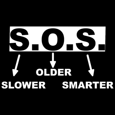 Motiv Slower Older Smarter Geschenk