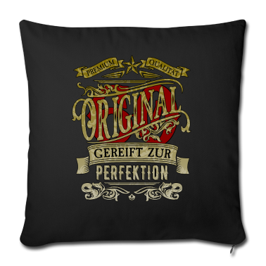 Geschenke für Oma und Opa Kissenbezug - Original60 Premium Qualität Gereift zur Perfektion