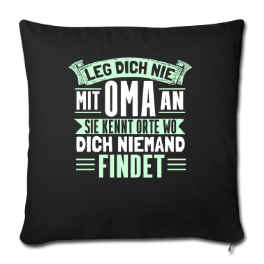 Geschenke für Oma und Opa Kissenbezug - Lustiges Oma Geschenk Familie Enkel Opa