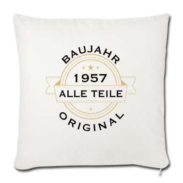 Geschenke für Oma und Opa Kissenbezug - Baujahr 1957 Original Geburtstag Geburtsjahr