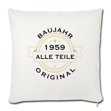 Geschenke für Oma und Opa Kissenbezug - Baujahr 1959 Original Geburtstag Geburtsjahr