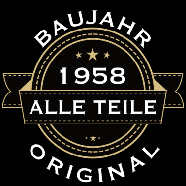 Motiv Baujahr 1958 Original Geburtstag Geburtsjahr