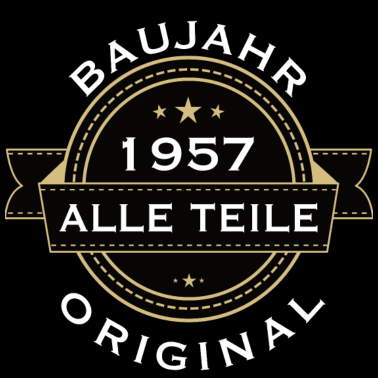 Motiv Baujahr 1957 Original Geburtstag Geburtsjahr