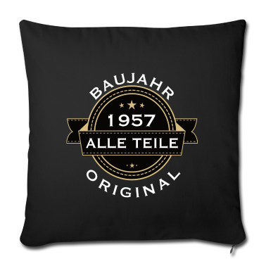 Geschenke für Oma und Opa Kissenbezug - Baujahr 1957 Original Geburtstag Geburtsjahr