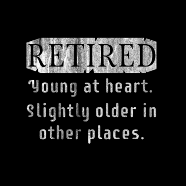 Motiv Ruhestand Jung Geblieben