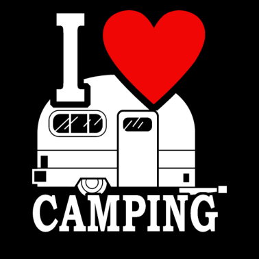 Motiv I Love camping Tasse Spruch