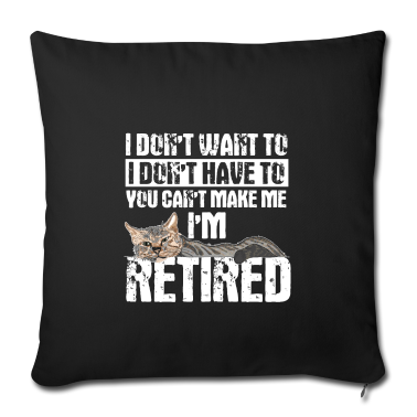 Geschenke für Oma und Opa Kissenbezug - Katzenliebhaber Im Ruhestand