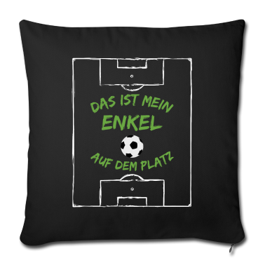 Geschenke für Oma und Opa Kissenbezug - Das ist mein Enkel auf dem Platz