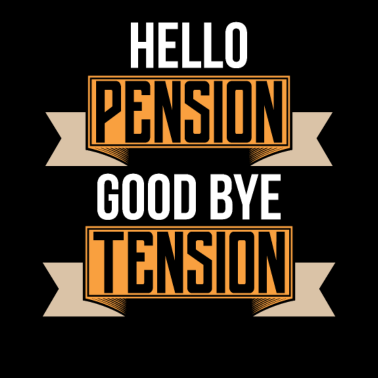 Motiv Hallo Ruhestand Tschüss Stress Geschenk