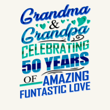 Motiv Gold Hochzeitstag Oma und Opa