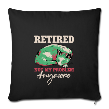 Geschenke für Oma und Opa Kissenbezug - Katzenliebhaber Ruhestand Shirt