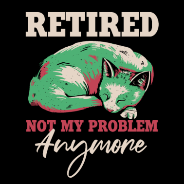 Motiv Katzenliebhaber Ruhestand Shirt