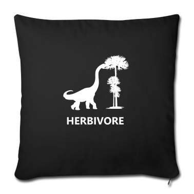 Geschenke für Oma und Opa Kissenbezug - Vegetarier Vegan Vegetarisch Dinosaurier Geschenk