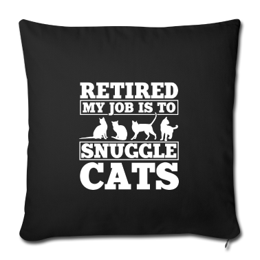 Geschenke für Oma und Opa Kissenbezug - Katzenliebhaber Ruhestand Geschenk