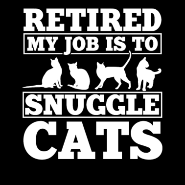 Motiv Katzenliebhaber Ruhestand Geschenk