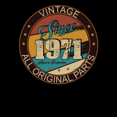 Motiv Vintage Geburtstag Jahrgang 1971 retro