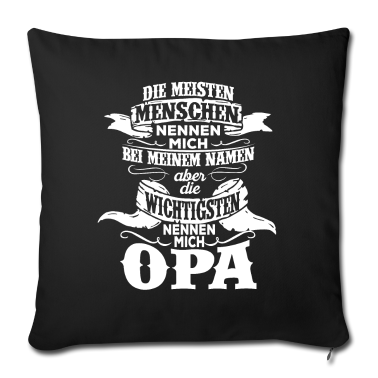 Geschenke für Oma und Opa Kissenbezug - Wichtige Menschen Geschenk Opa Oma Liebe