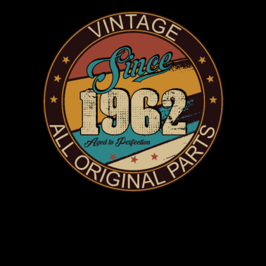 Motiv Vintage Geburtstag Jahrgang 1962 retro